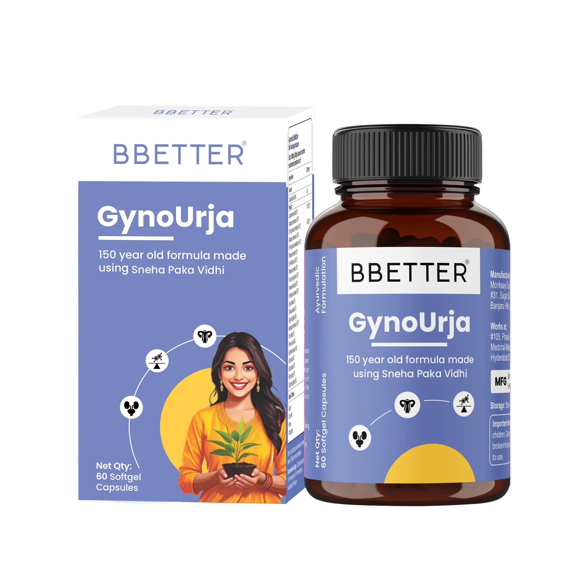 BBETTER GynoUrja - With Shatavari for Women’s Wellness, Cycle Support & Urinary Health - Image 7