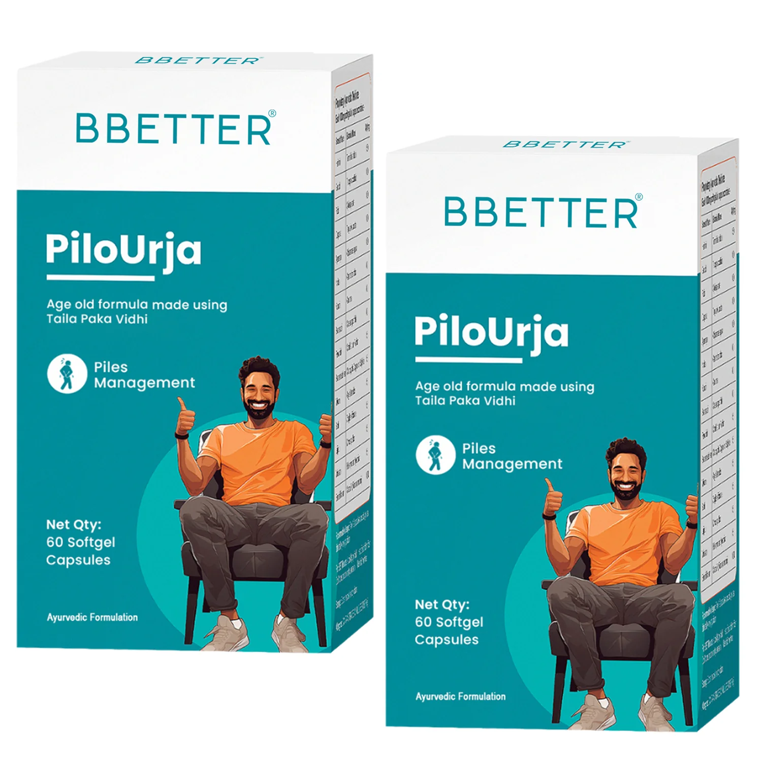 BBETTER PiloUrja - Lab Tested Ayurvedic Capsules for Piles & Haemorrhoids relief - Image 7