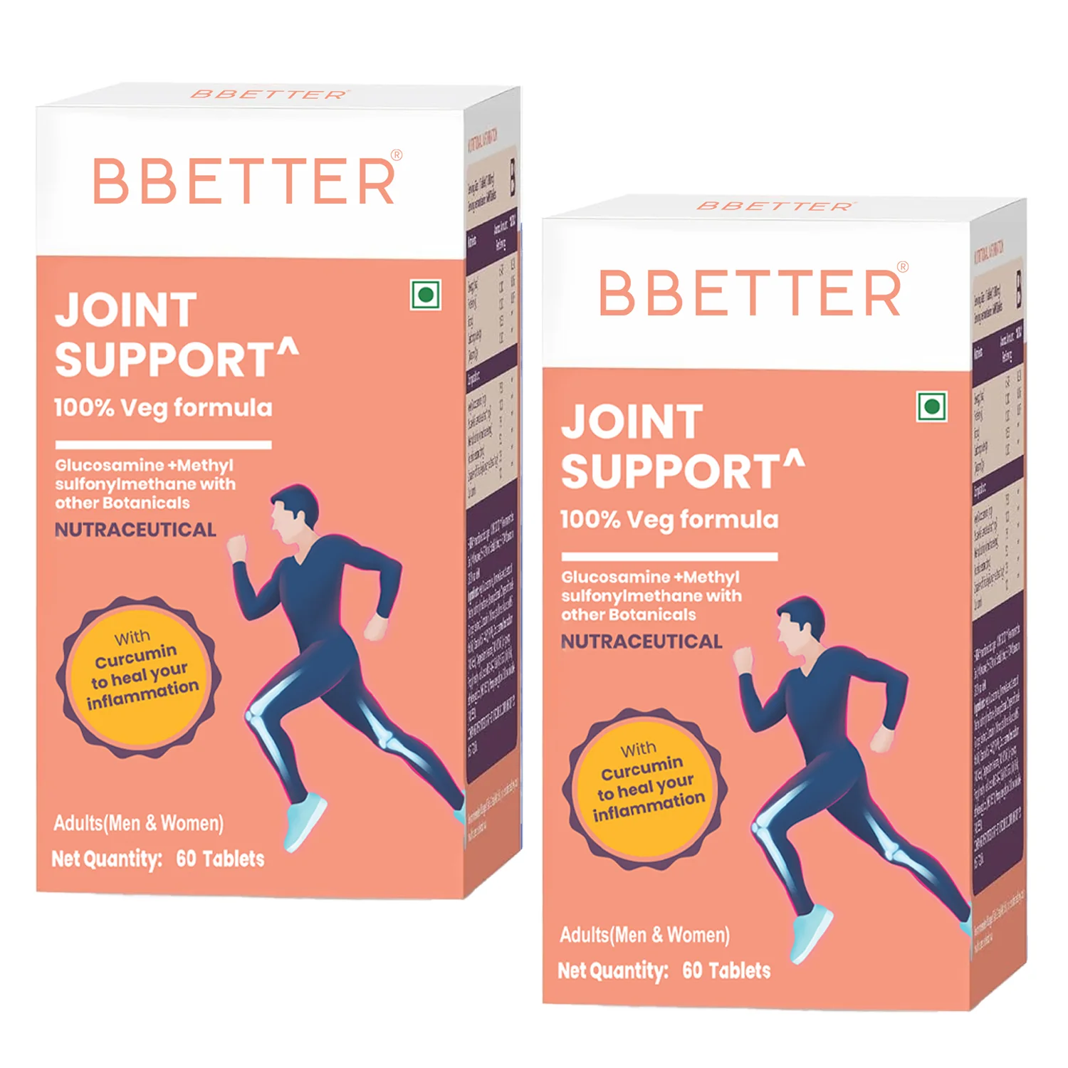 BBETTER Joint Support - With Veg Glucosamine & MSM for Joint Pain & Inflammation Relief - Image 4