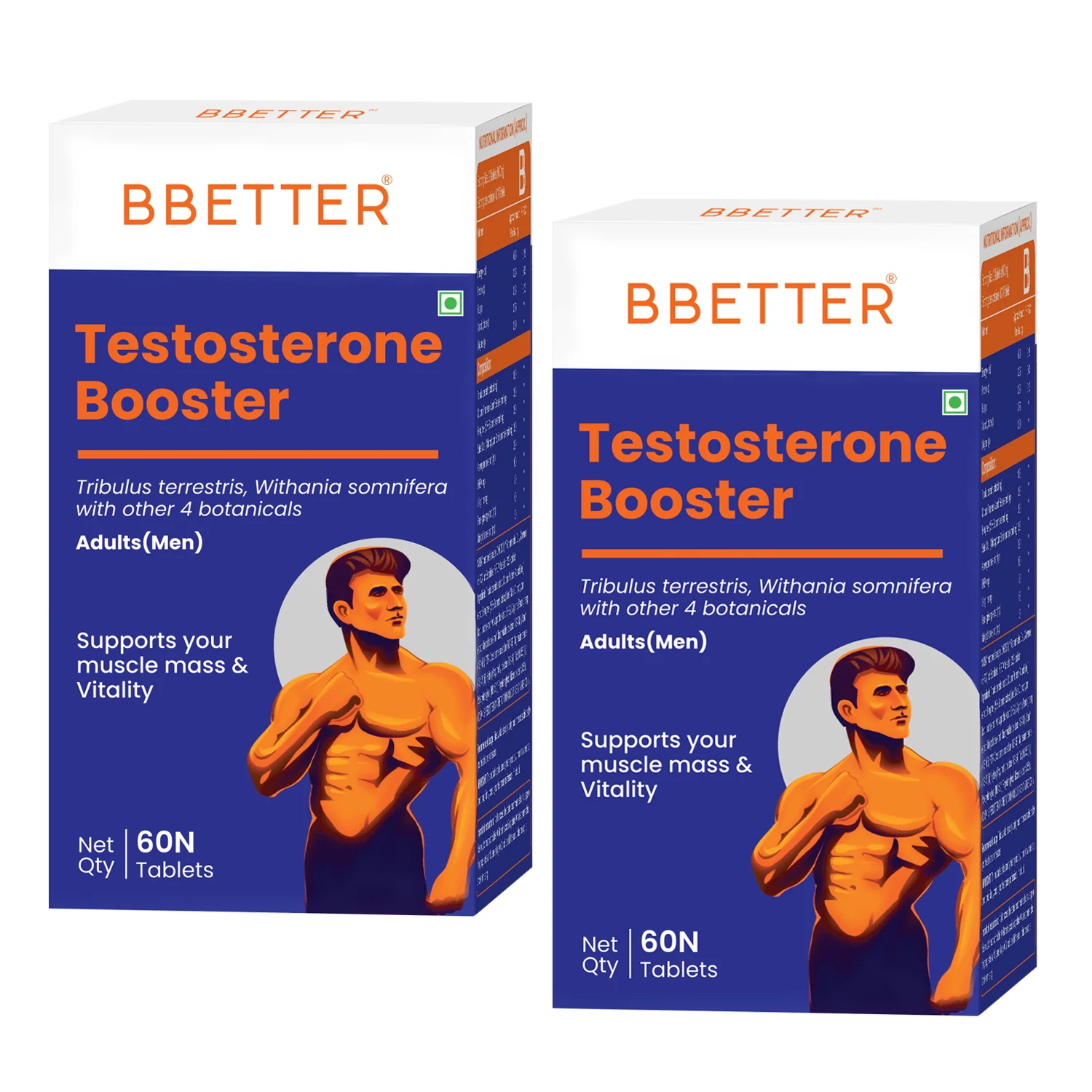 BBETTER Testosterone Booster - With Tribulus & Safed Musli for Performance & Stamina in Men - Image 6